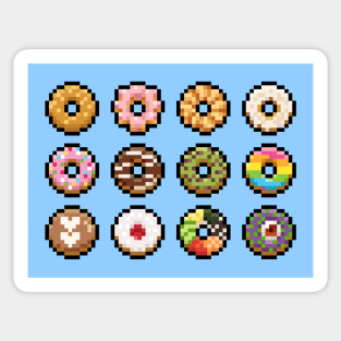 Pixel Donuts (Ver.2) Sticker